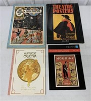 4 Books-Theatre Posters, Magic Posters, others