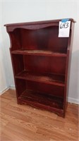 Small wood bookshelf