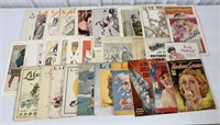 30+ pcs- French Pin-Ups, Life Covers, others