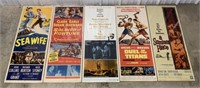 5 Vintage Movie Posters Sea Wife & others