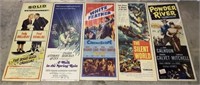 5 Vintage Movie Posters White Feather & others