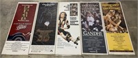 5 Vintage Movie Posters Gandhi, The Betsy others