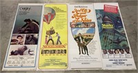 4 Vintage Movie Posters Charly, Nickelodeon