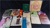 Vintage music books and magazines