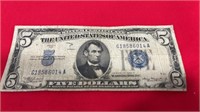 1934 A Five Dollar Silver Certificate