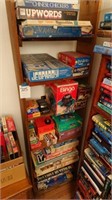 Bookshelf and games