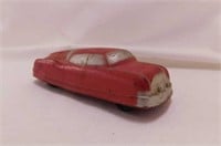 Vintage Auburn rubber toy sedan car, 5" long -