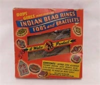 1947 Walco Indian Bead jewelry kit - Tin litho