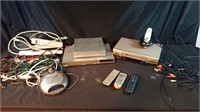 VHS and DVD players