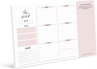 New $50 Weekly Planner(50 Sheetsx2)