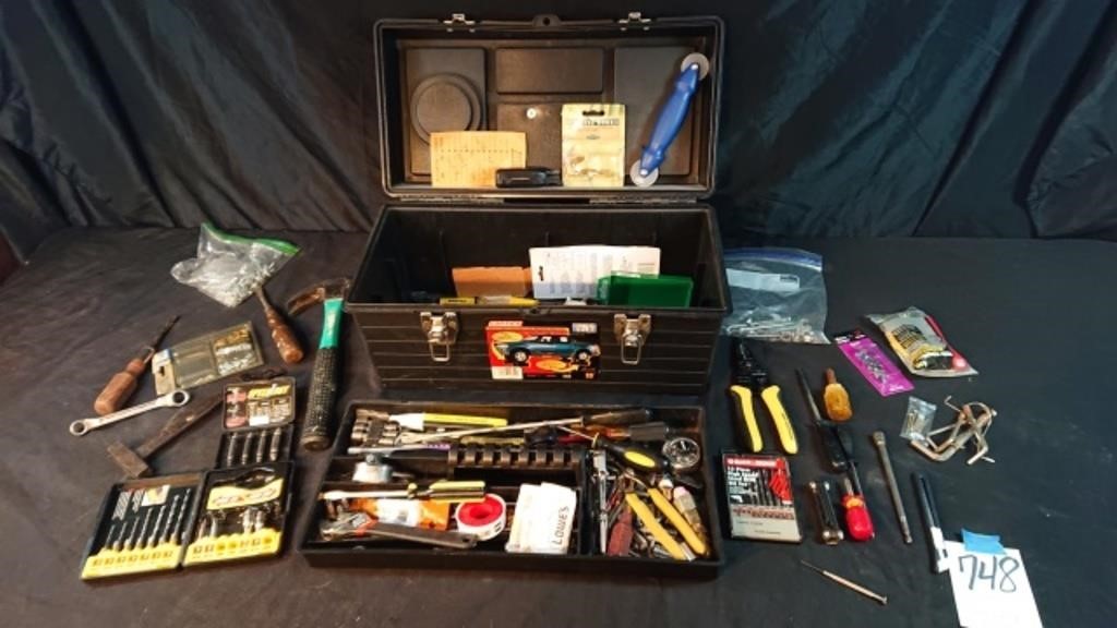 Contico tool box with tools