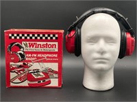 Vintage Winston AM-FM Radio Headphones