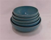 5 A.R. Cole Pottery bowls, Sanford North Carolina