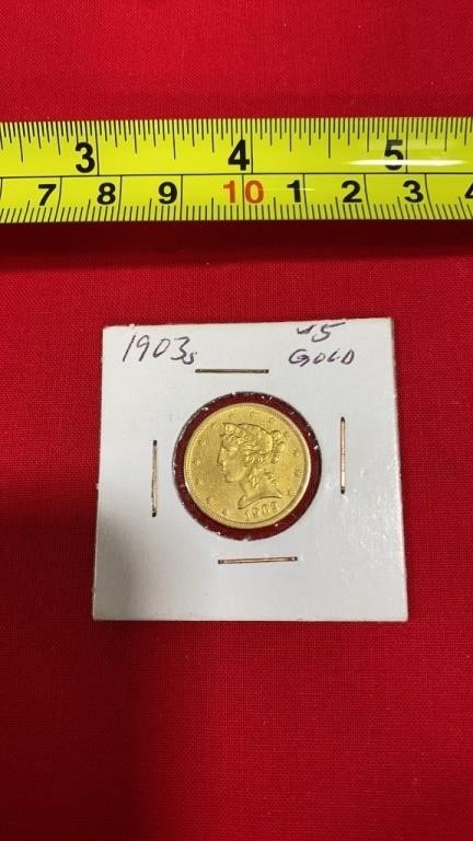 1903S Liberty Five Dollar Gold Piece