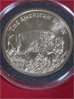 The American bison 1 oz copper coin