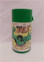 1980 Aladdin Incredible Hulk lunch box thermos