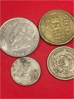 Mexican Coins 1982,1976,1984,1936
