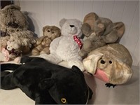 Boxlot vintage stuffed animals