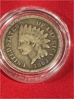 1863 Indian head penny