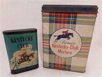Cigar & Tobacco: Kentucky Club tins - Mail Pouch