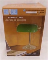 New Catalina bankers desk lamp w/ green shade in