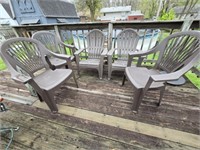 5 patio chairs