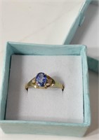 10Kt Gold Sapphire Ring, $1410 Appraisal