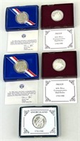 U.S. Mint Half Dollar Proofs (two 90% silver).