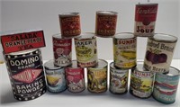 Tins Showing Vintage Products