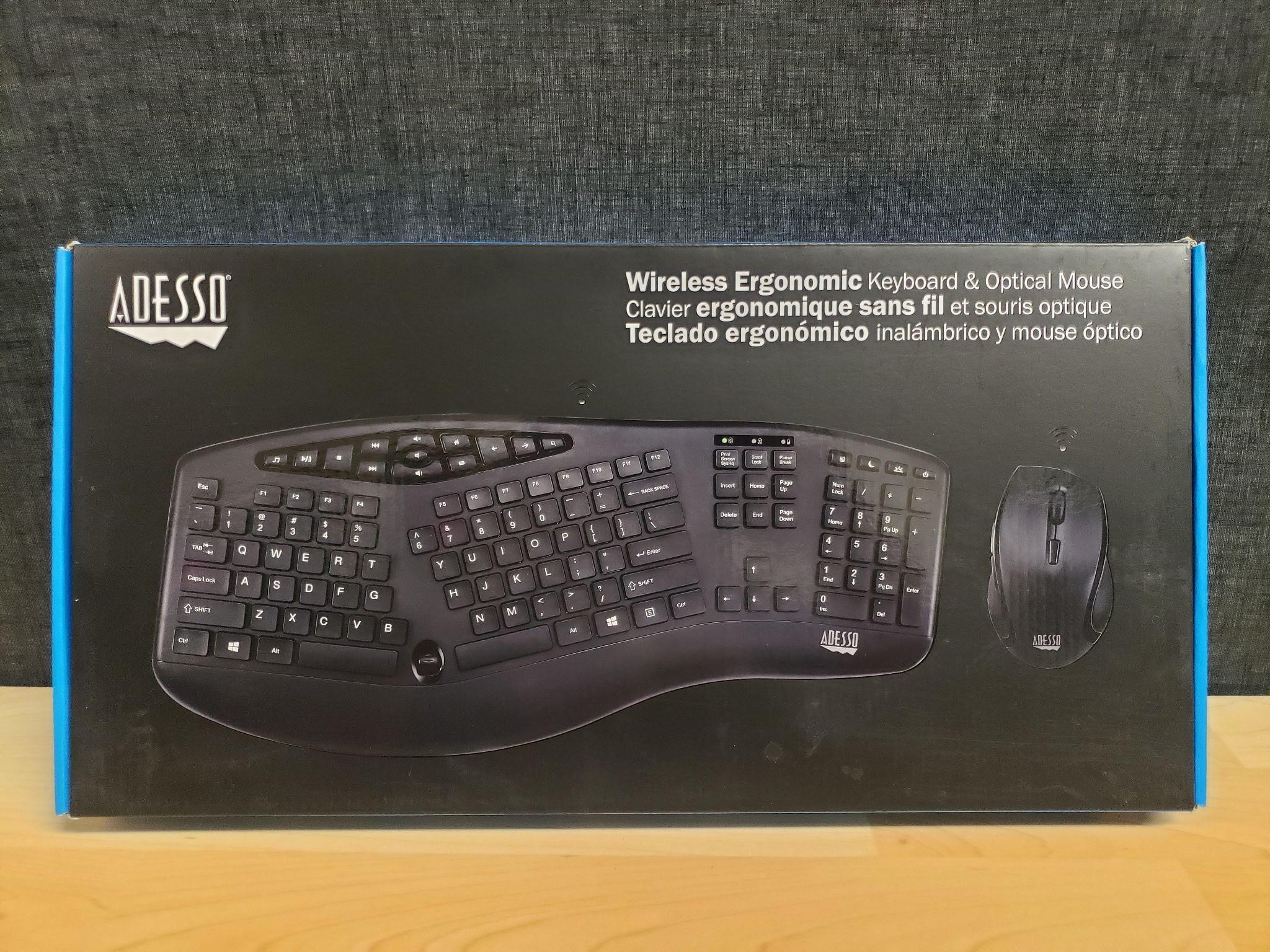 Adesso Wireless Keyboard & Mouse Combo