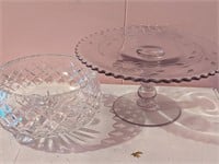 CRYSTAL / GLASS SERVING DISHES