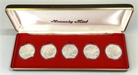 1986-1990 Kennedy Mint 1 Oz Silver Eagles.