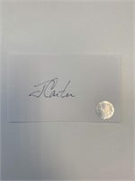 Jimmy Carter original signature. GFA Authenticated