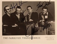 The Fabulous Thunderbirds signed promo photo