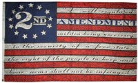 2nd Amendment American USA 13 Star Flag