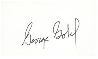 George Gobel original signature