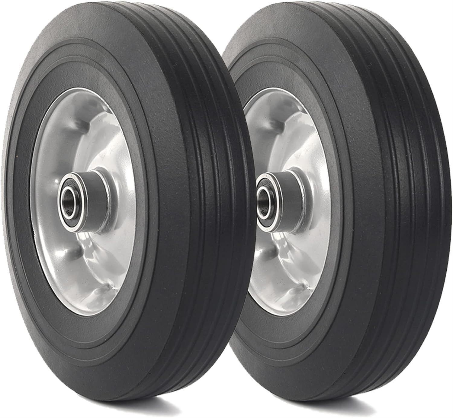 $80 4PK 10''x2.5'' Rubber Replacement Tires