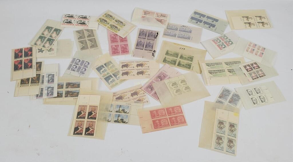 New Old Stock Blocks Of U S Stamps