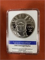 American Mint 1999 $100 Eagle Replica