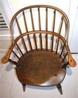antique windsor arm chair