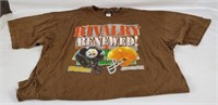 Vtg Steelers Browns Rivalry Shirt Size 2 X
