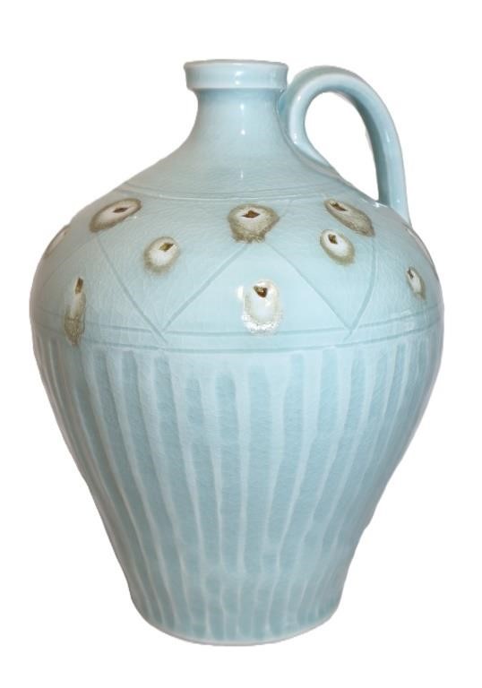 unique white sand pottery jug