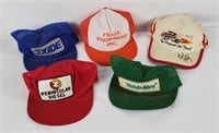 5 Baseball Caps, One Signed Bob Motz