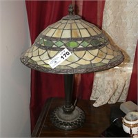 Stained Glass End Table Lamp