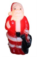 small Santa lighted blow mold 13"h