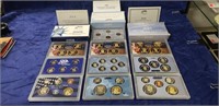 (3) U.S. Mint Proof Sets w/ COA (2008, 2009 &