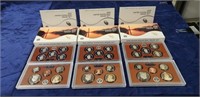 (3) U.S. Mint Proof Sets w/ COA (2017, 2018 &