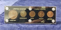 (1) U.S. Type Cents Set