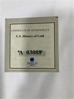 American Mint US History of Gold Jumbo Coin