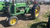 John Deere A tractor, runs and drives, has